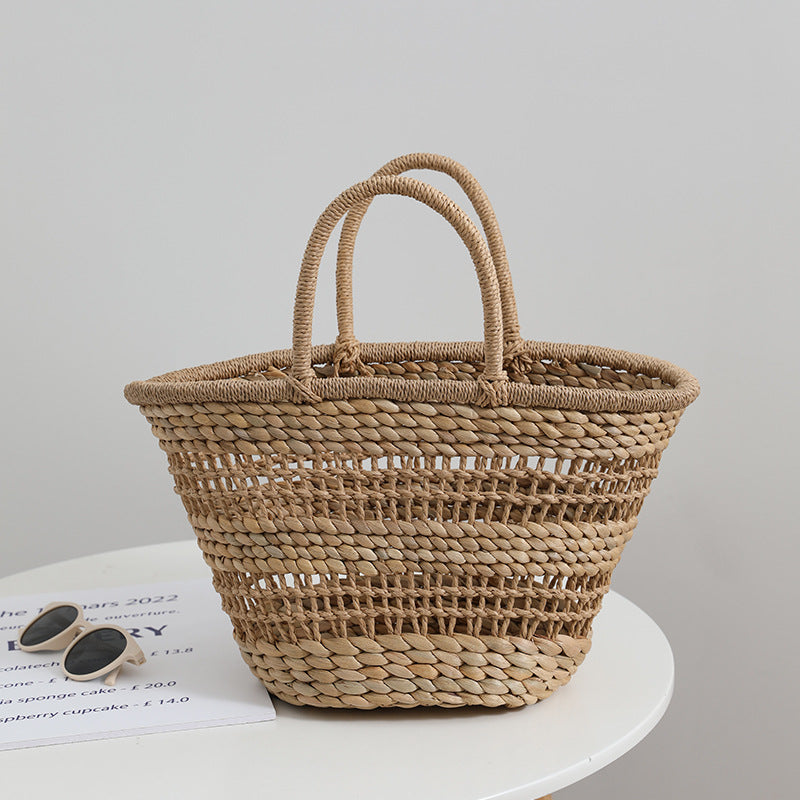 Handmade rattan bag with a removable insert Skanto