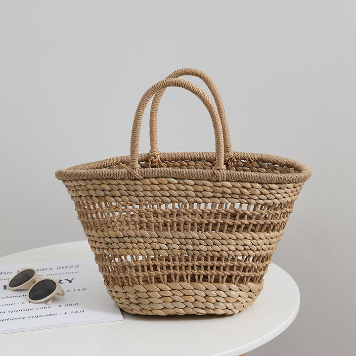 Handmade rattan bag with a removable insert Skanto