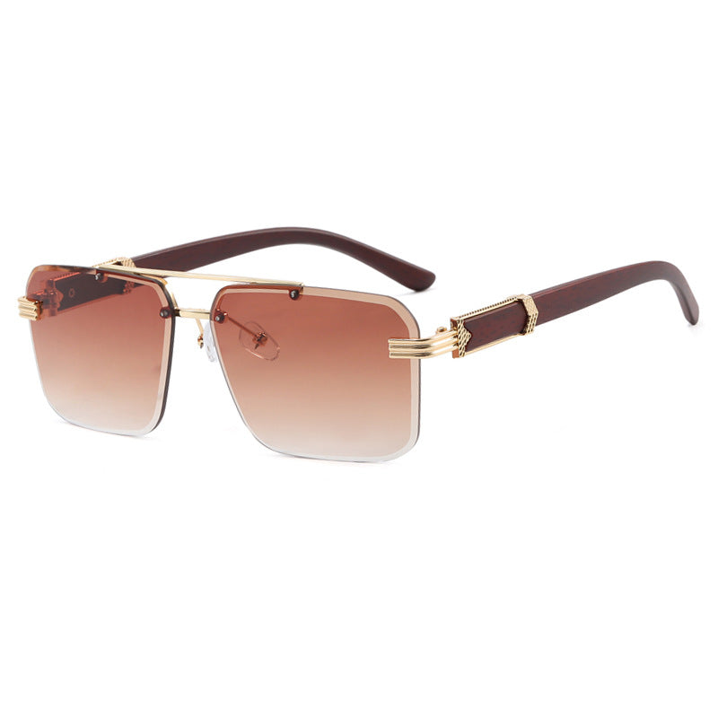 Women's geometric oversized sunglasses with trendy design and luxurious details Skanto