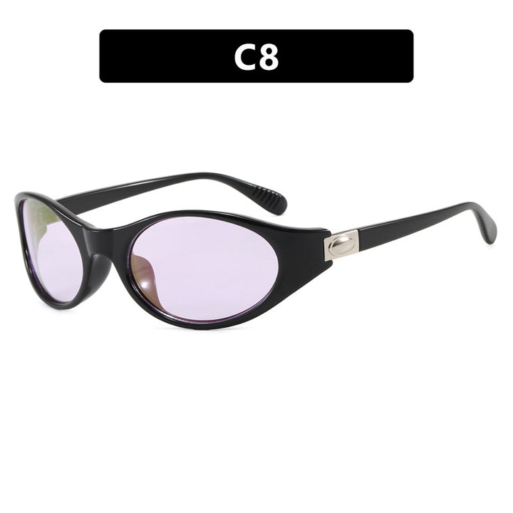 Women's stylish sunglasses in elegant oval design with protective UV filter Skanto