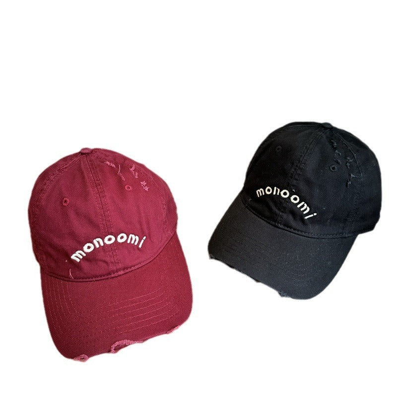 Kvinne Slitt Bomull Baseball Caps Skanto