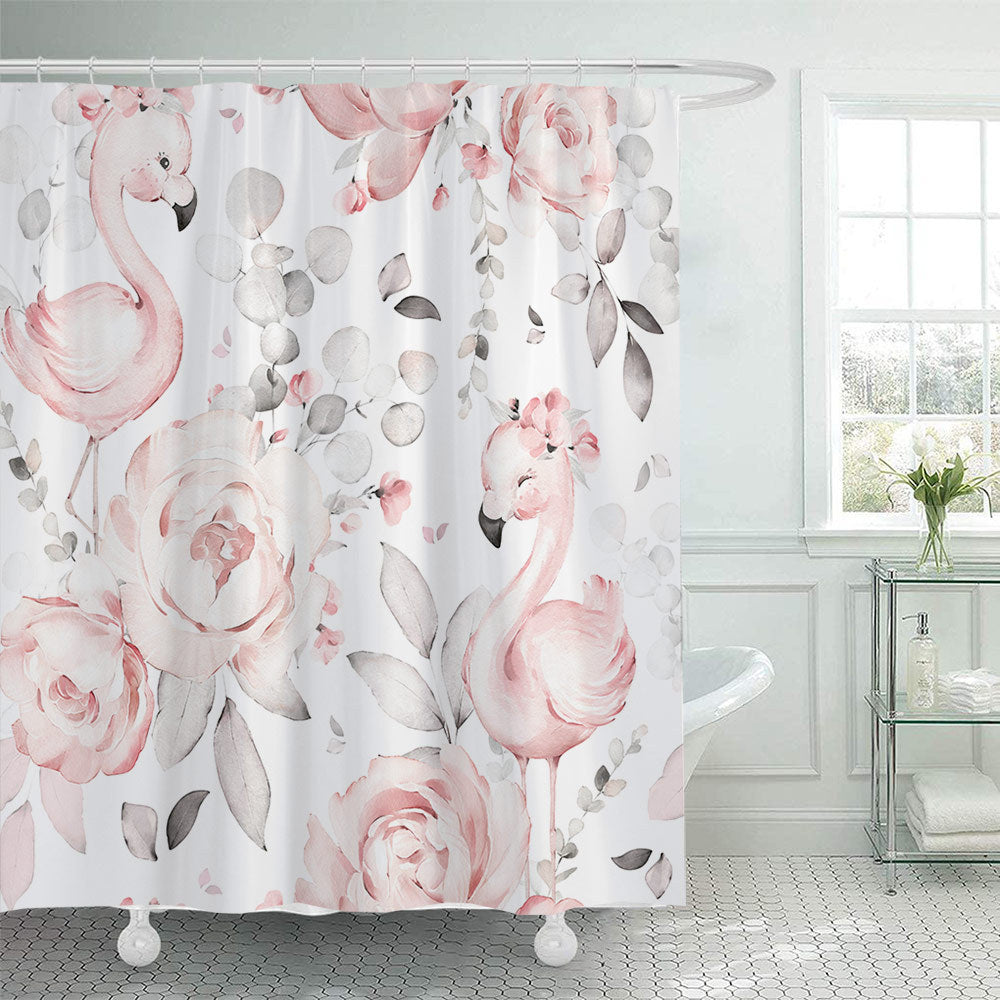 Blomsterprydet Dusjforheng Skanto