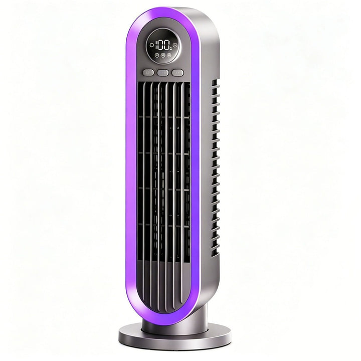 Herre Turmventilator med fjernkontroll og tidsur Skanto