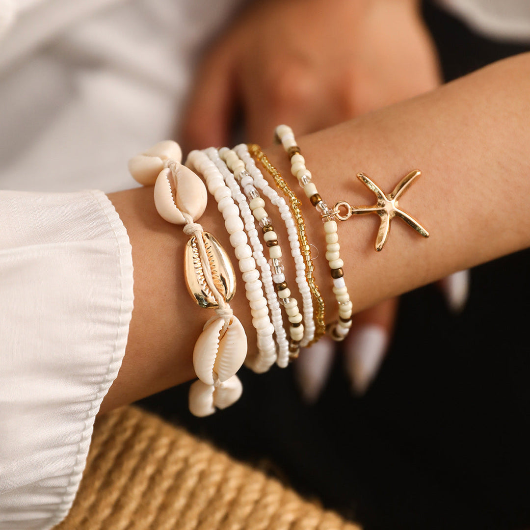 Skanto | 7pc Boho Strand Armbåndstakk