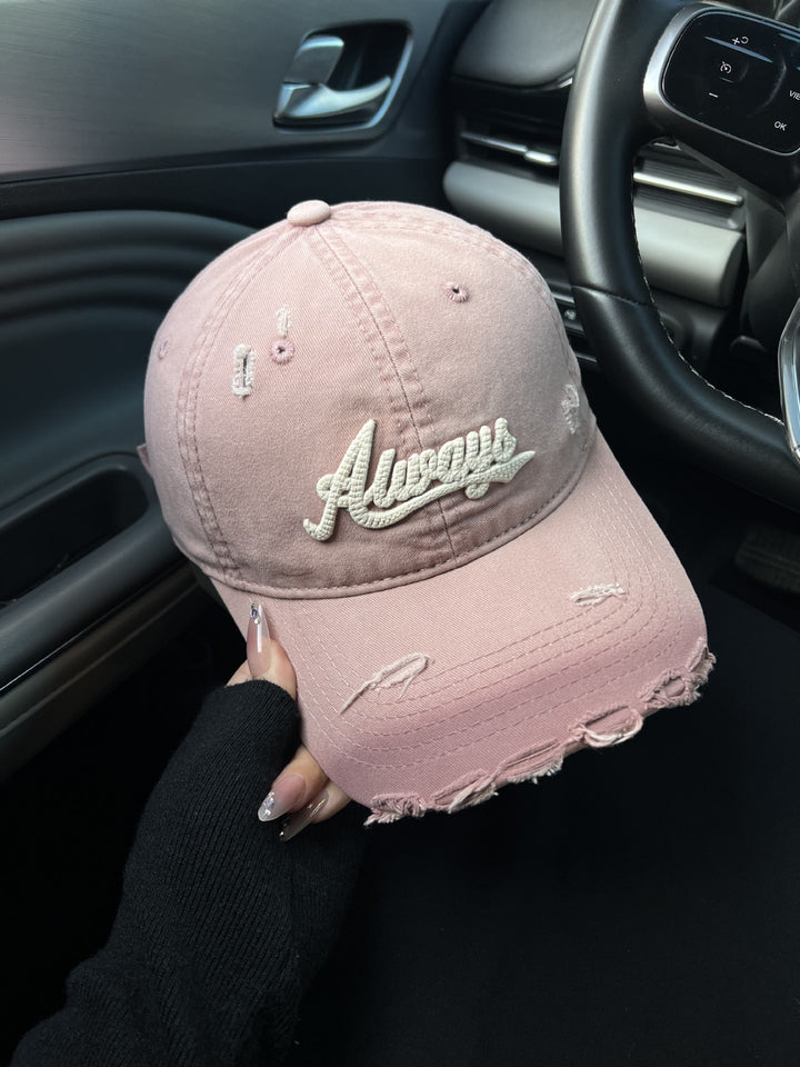 Kvinne's Slitt Grafisk Baseballcaps Skanto