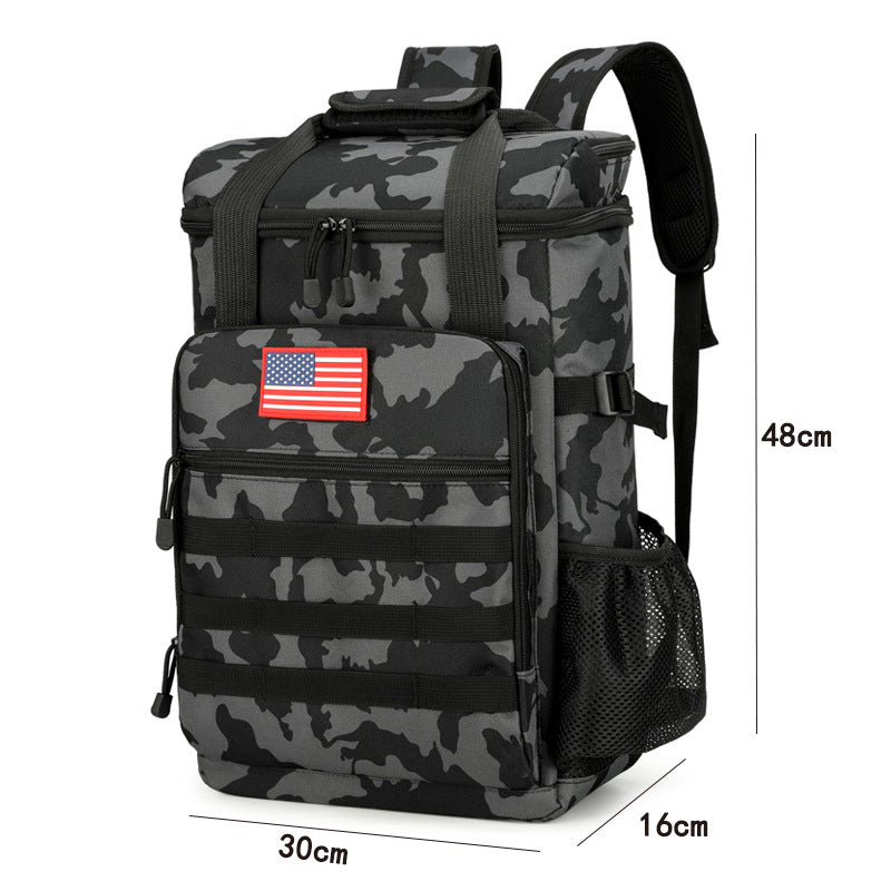 Unisex Skanto Tactical Cooler Backpack with Insulated Main Compartment, MOLLE Front Pocket, and Padded Shoulder Straps