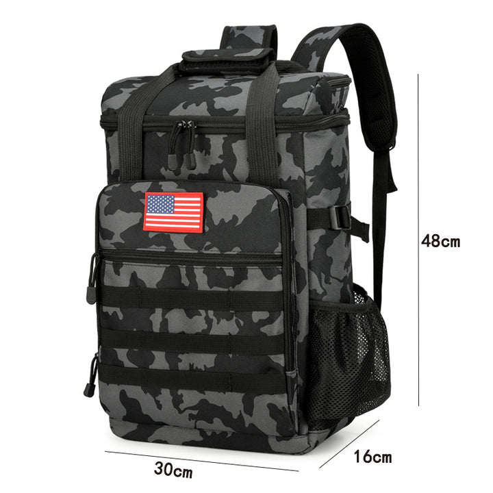 Unisex Skanto Tactical Cooler Backpack with Insulated Main Compartment, MOLLE Front Pocket, and Padded Shoulder Straps