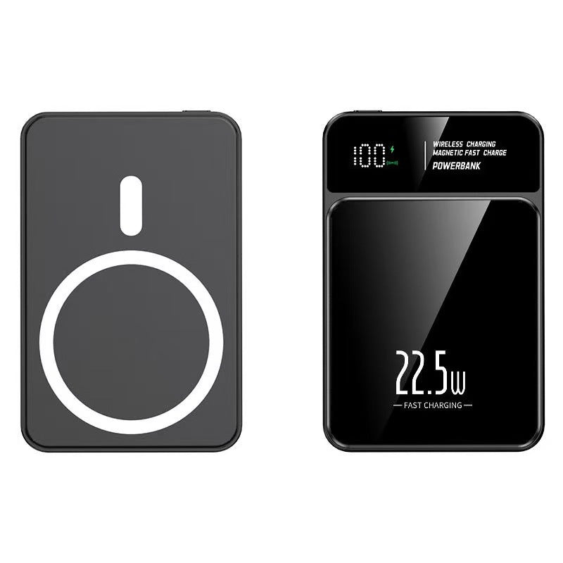 Bærbar hurtiglading powerbank med LCD-skjerm Skanto