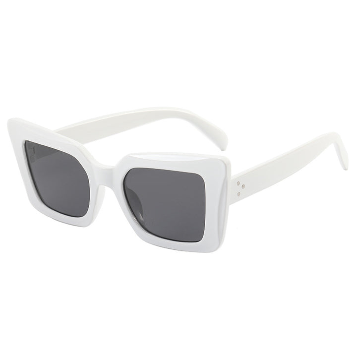 Dame firkantet solbrille med minimalistisk design Skanto
