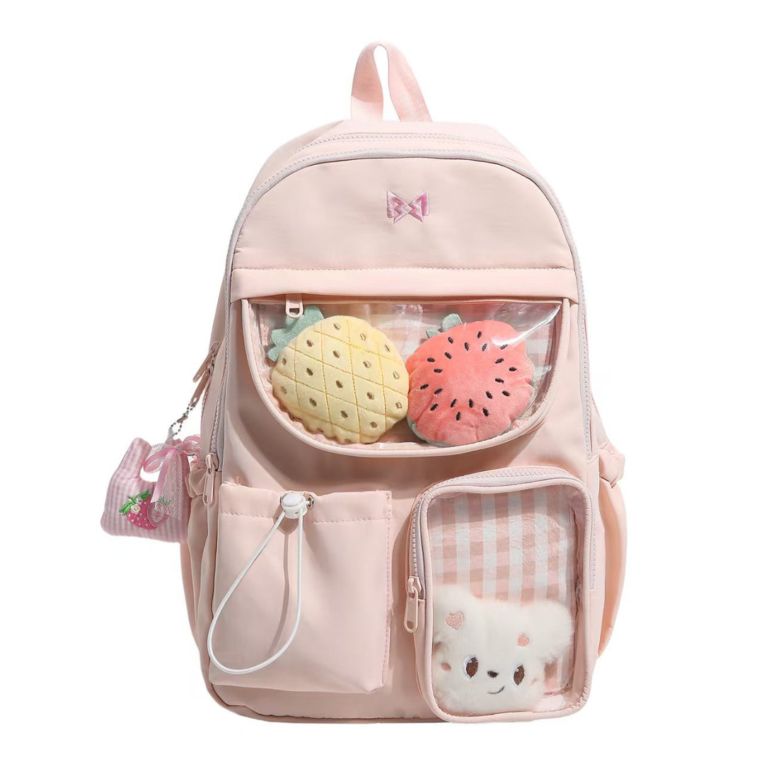 Clear Front Pocket Backpack Skanto