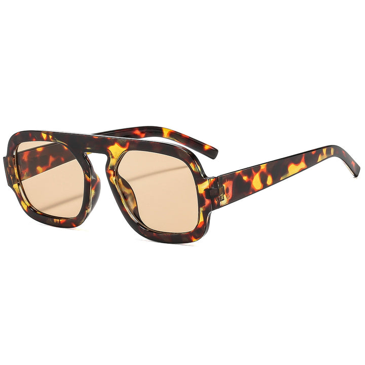 Men's Bold Retro-Inspired Square Sunglasses Skanto