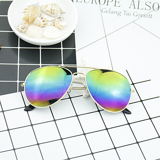 Damer moderne pilot-solbrille med fargegradient linse-design Skanto