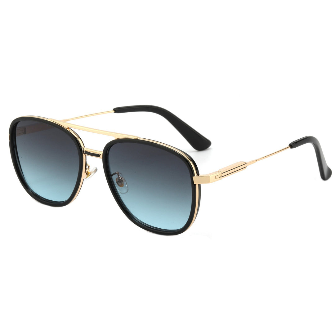 Damer Elegant Pilot solbrille med høykvalitets linser og stilig metalramme Skanto