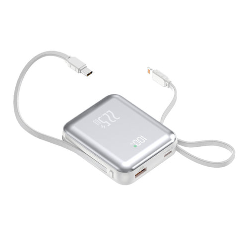 Multifunksjonell powerbank med digital skjerm Skanto