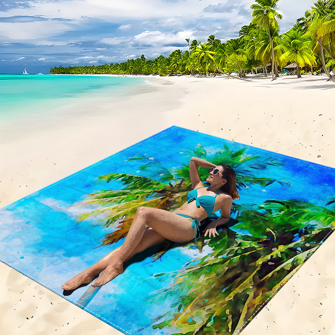 Mandala Design Strandmat Skanto