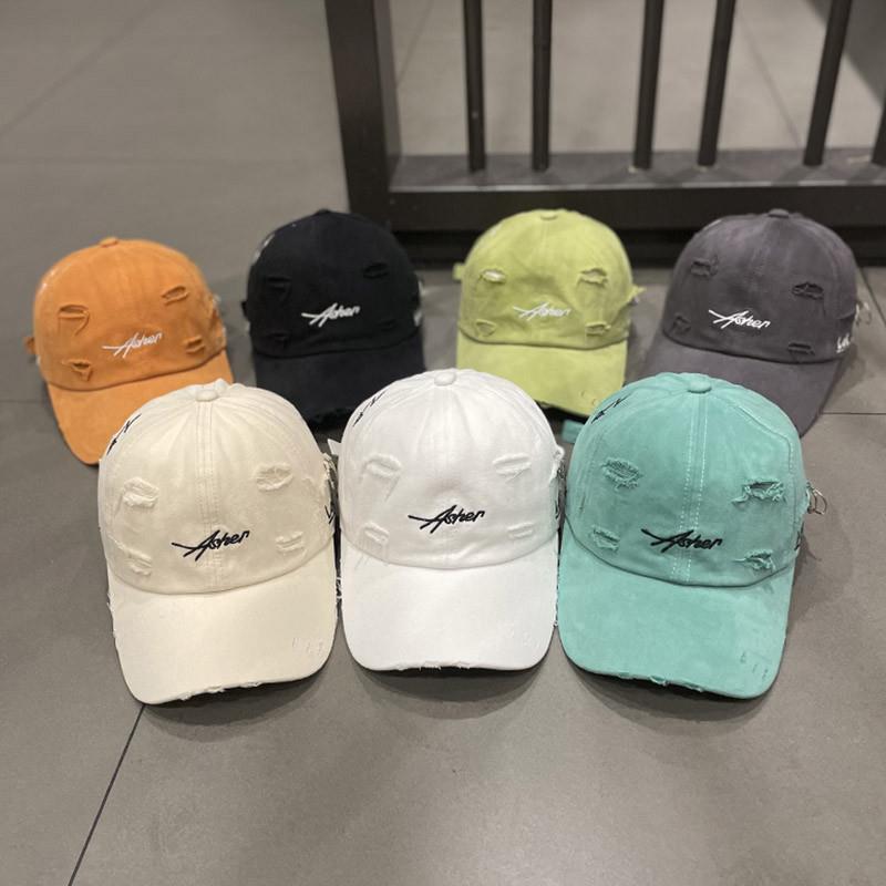 Herre Slitt Denim Caps Skanto