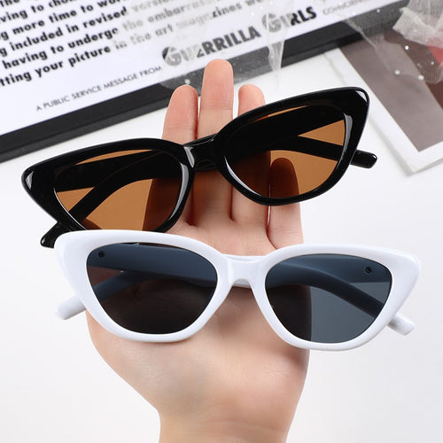 Dame Cat-Eye solbriller med elegant design og UV-beskyttelse Skanto