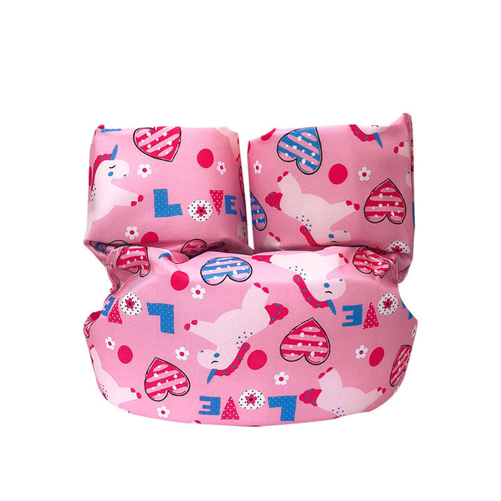 Kvinnenes oppblåsbare svømmehjelp med fargerik flamingo-design Skanto