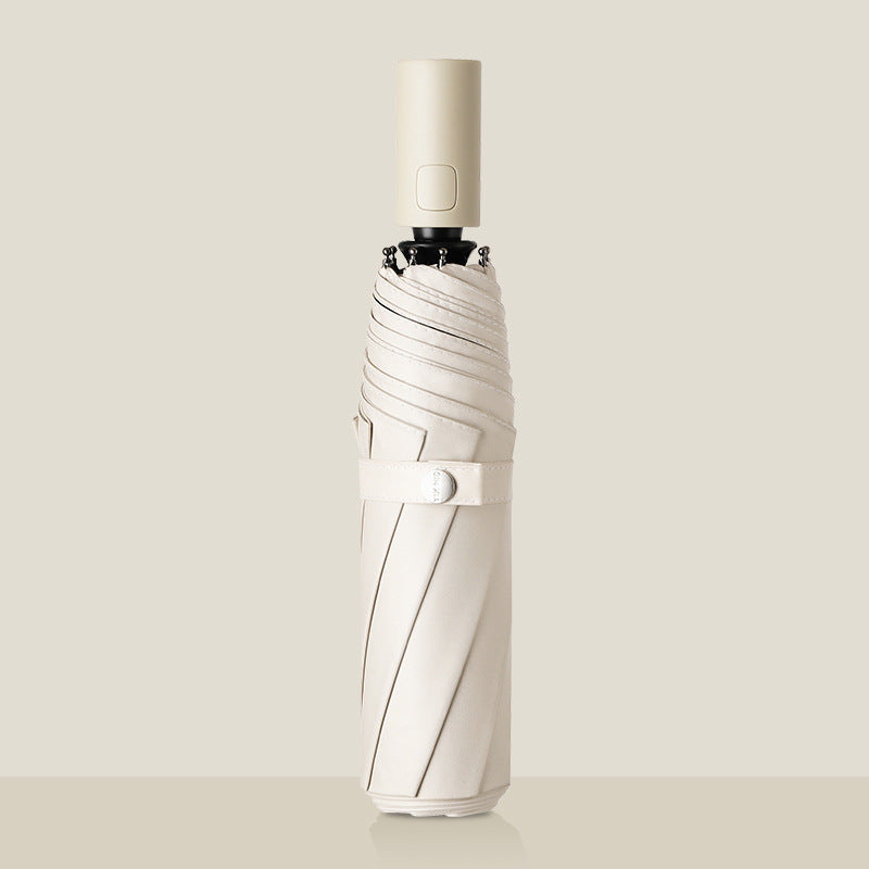 Dame Automatisk sammenleggbare paraply med ergonomisk design og vindresistent teknologi Skanto