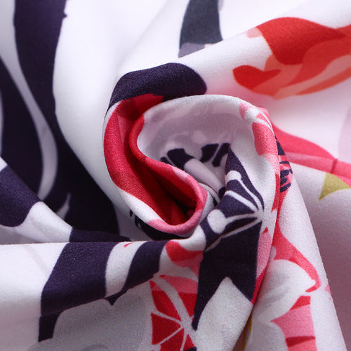Dame Strandhåndkle med fargerik flamingo-design Skanto