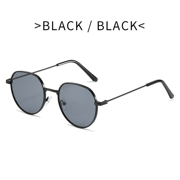 Dame Stilfull rund Designer mote solbrille Skanto