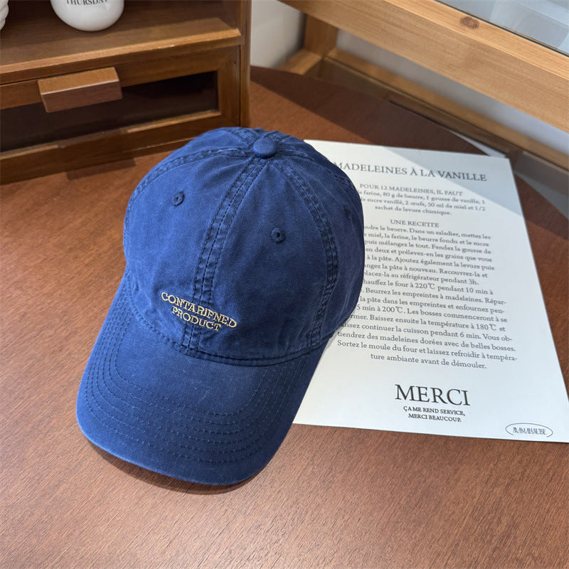 Herre Casual Brodert Bomulls Caps Skanto