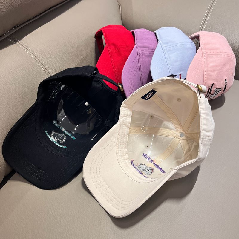 Herre Casual Brodert Valp Design Baseball Caps Skanto