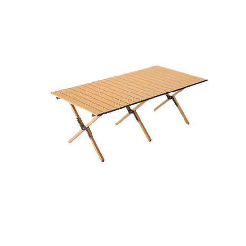 Sammenleggbar campingbord med stabil aluminiumkonstruksjon Skanto
