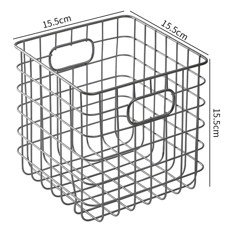 Unisex trådinndelingskurv med ergonomiske håndtak Skanto
