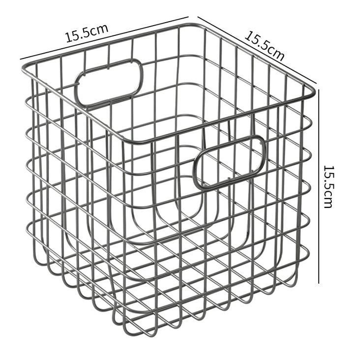 Unisex trådinndelingskurv med ergonomiske håndtak Skanto
