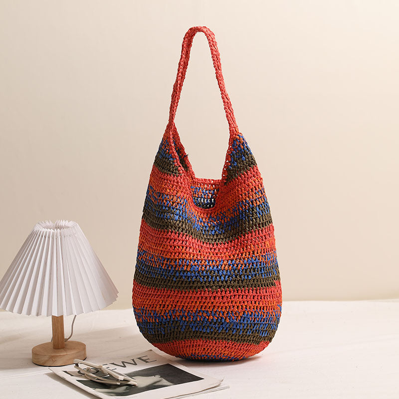 Handmade Loose Bag in Woven Material Skanto