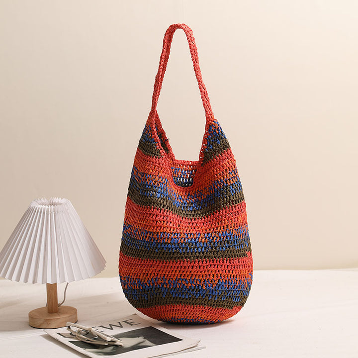 Handmade Loose Bag in Woven Material Skanto