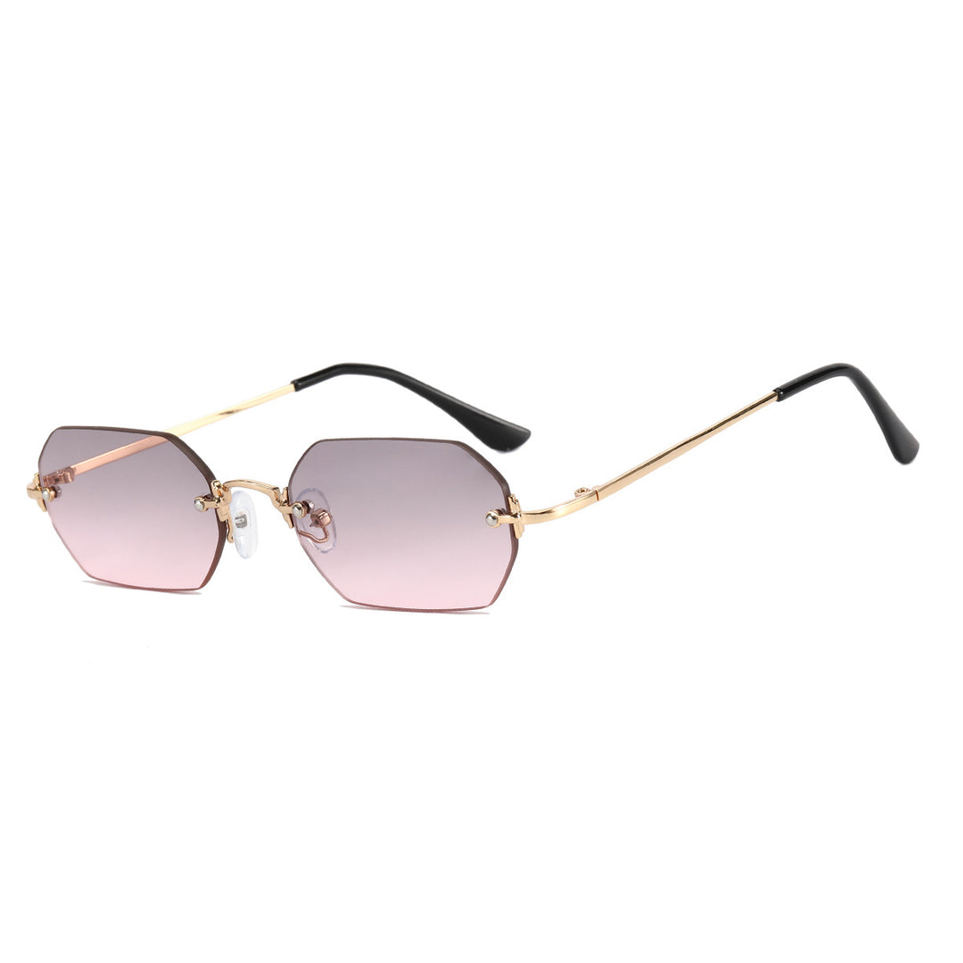 Damer moterik solbrille med innovativt heksagonalt design og UV-beskyttelse Skanto