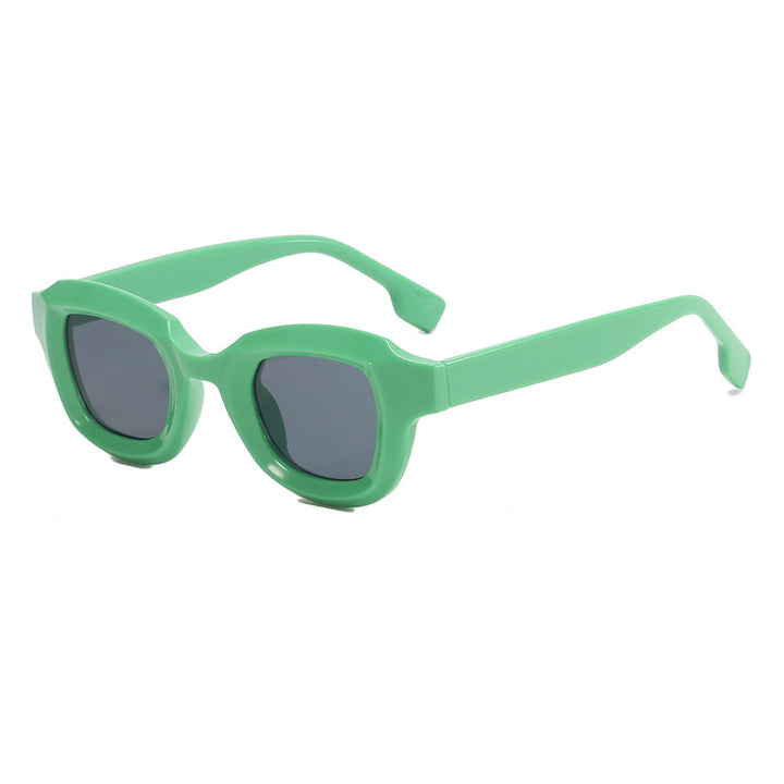 Dame Moderne Geometrisk Solbrille Skanto