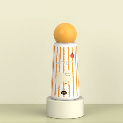 Dame isolert drikkeflaske med leken hundemotiv Skanto