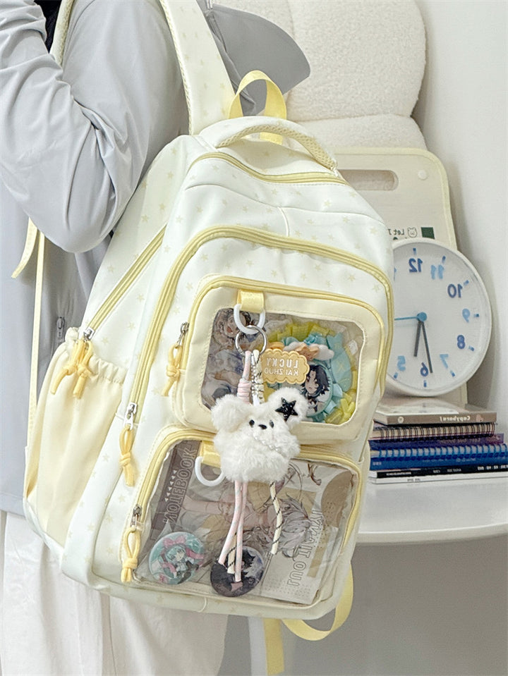 Cute Character Design Plush Skole Ryggsekk