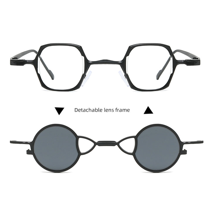 Dame moteriktig solbrille med unikt rammedesign Skanto