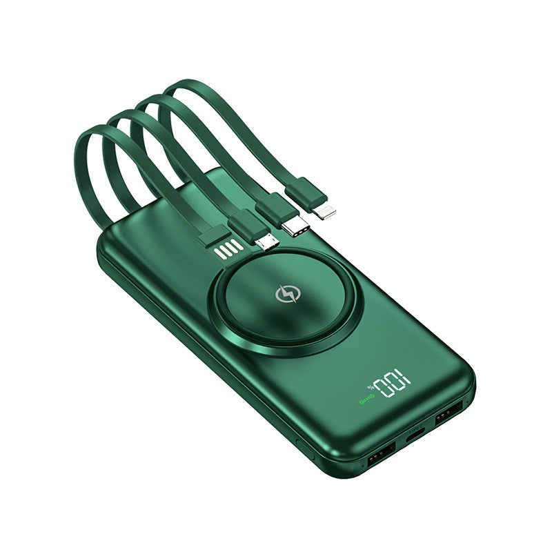 Powerbank med integrert ladeapparat Skanto