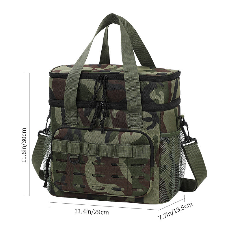 Dame isolert og slitesterk kjølebag i moderne camouflagedesign Skanto