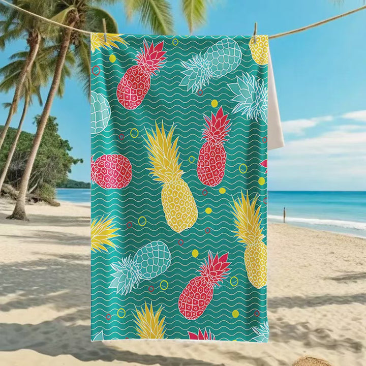 Women's beach towel with creative golf theme Skanto