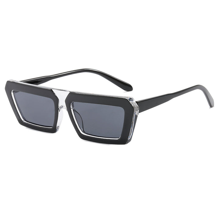 Dame geometrisk solbrille i trendy design Skanto