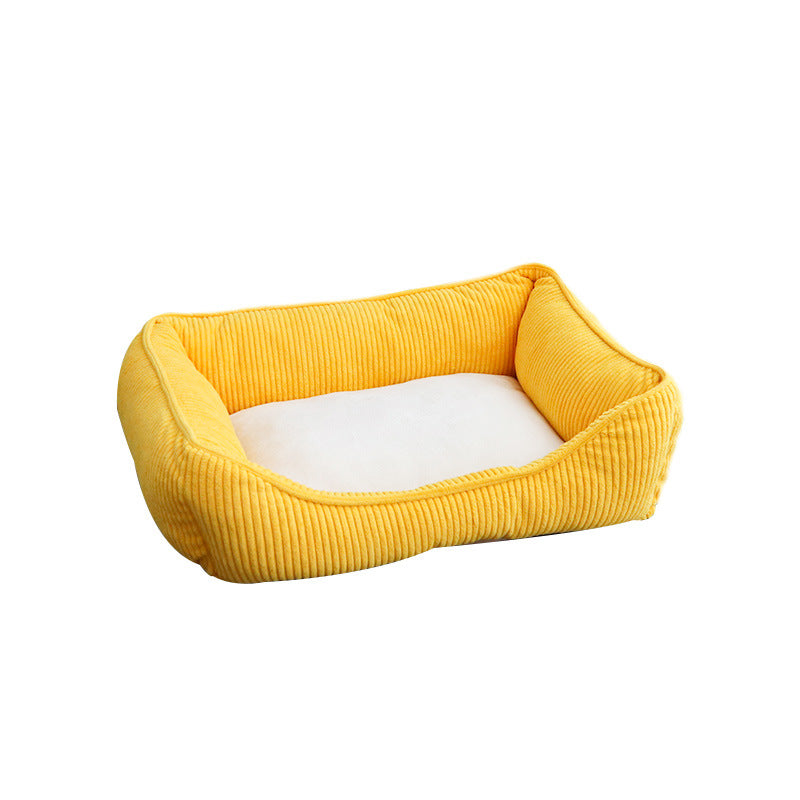 Kordet myk hundeseng