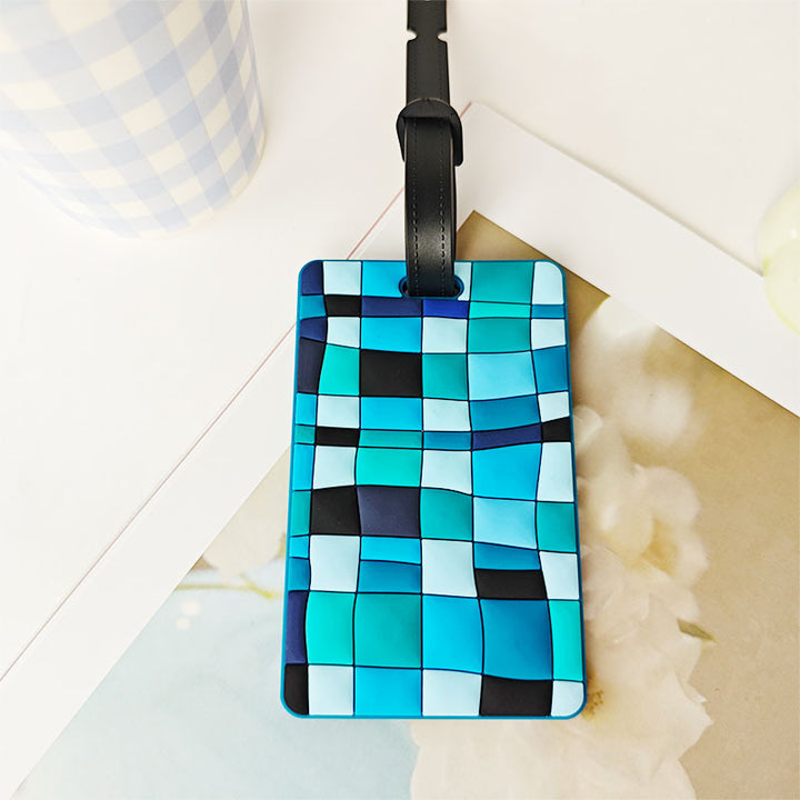 Unisex Abstrakt Mosaikkmønster Bagasjelapp Skanto