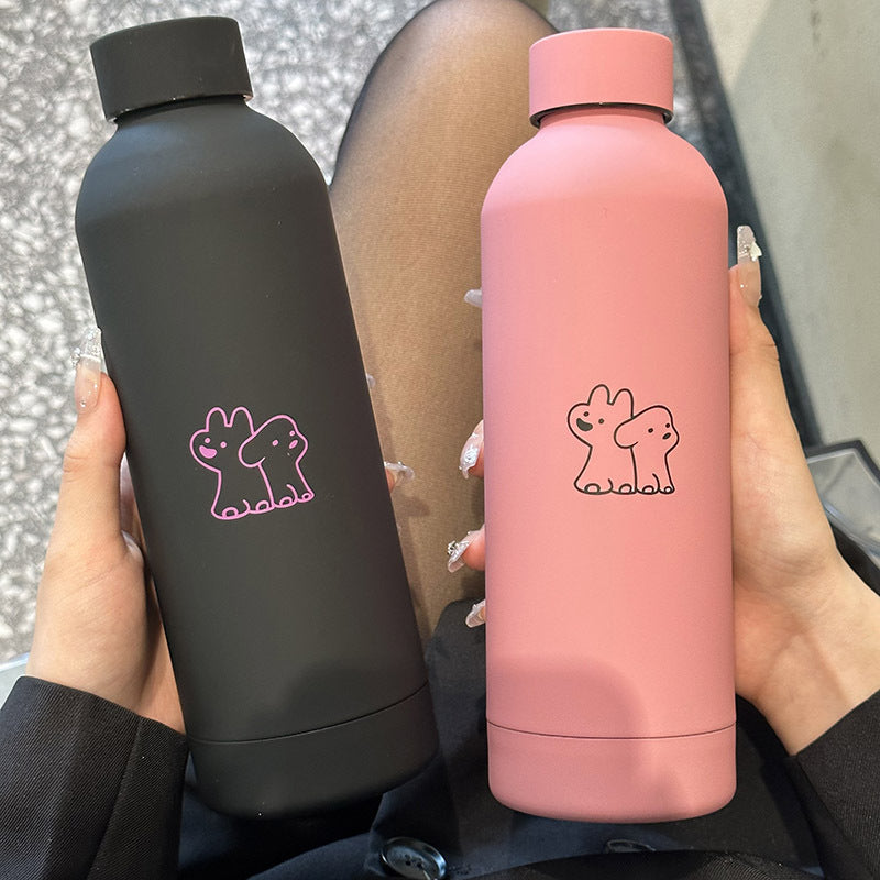 Dame isolert drikkeflaske med lekent design Skanto