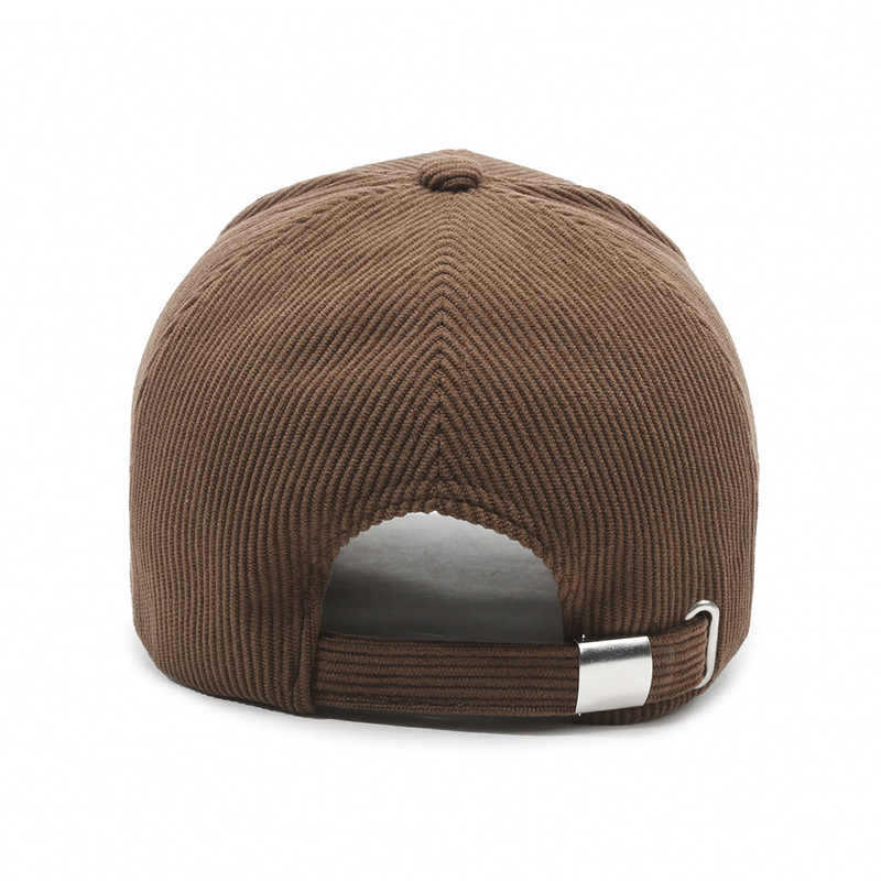 Kvinne Cordfløyel Brodert Baseball Caps Skanto
