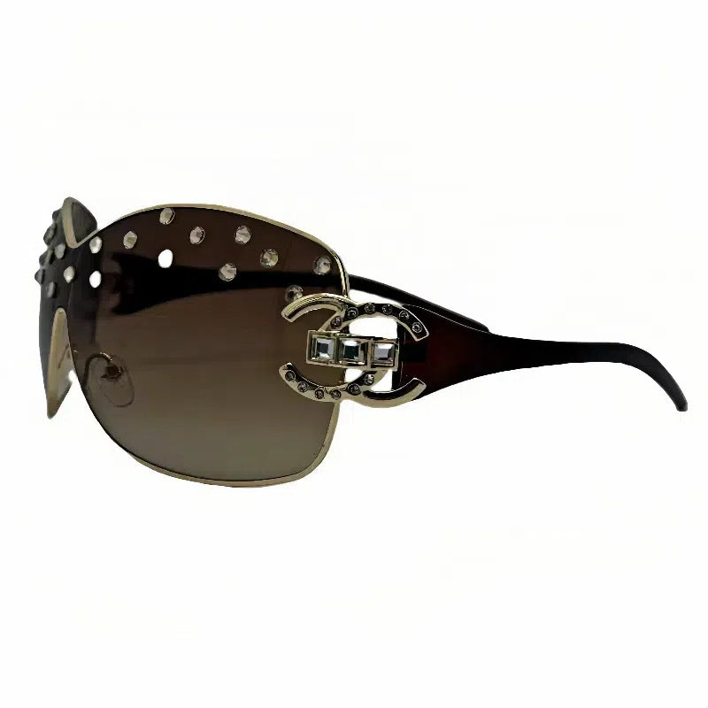 Dame moteriktig solbrille Skanto