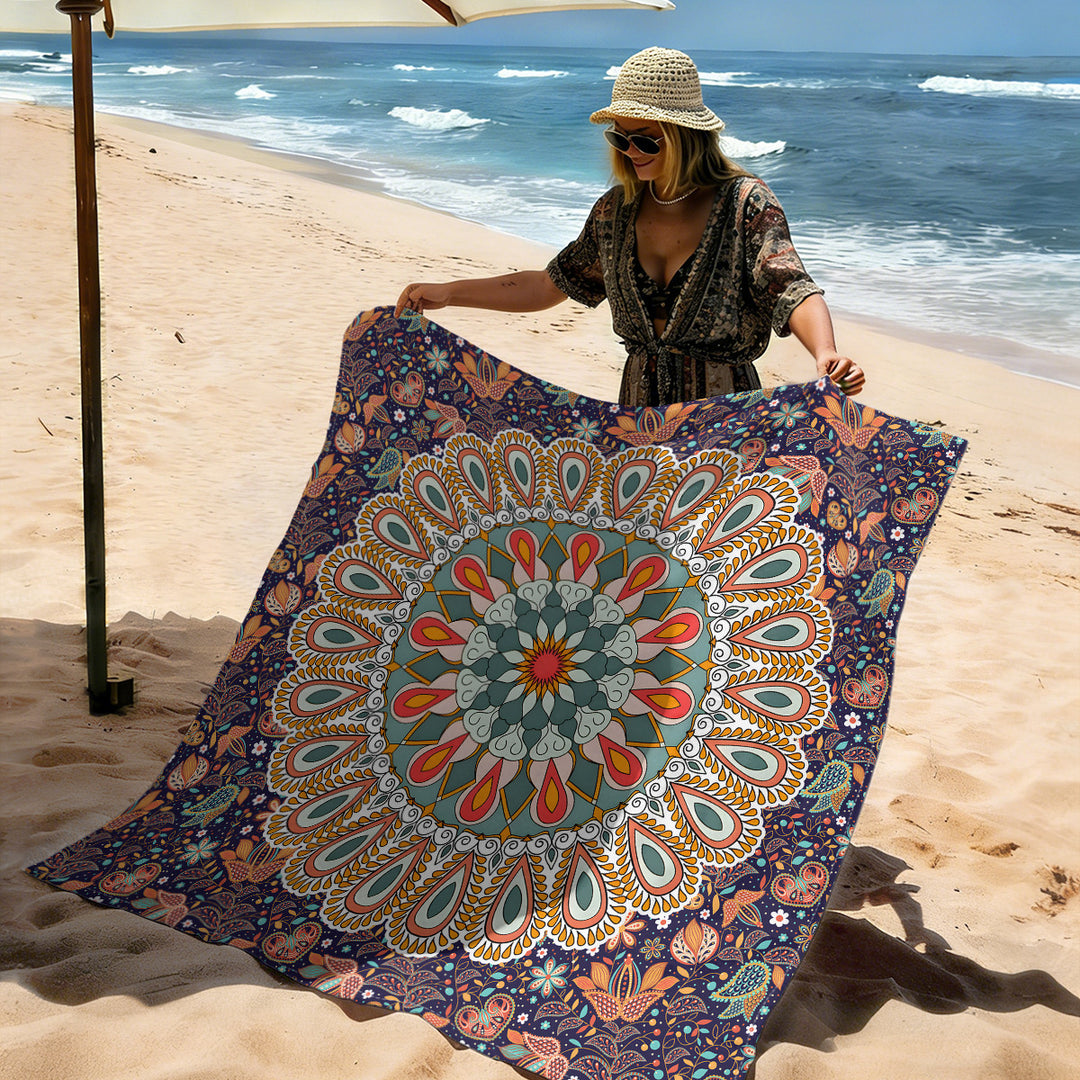 Mandala Design Strandmat Skanto