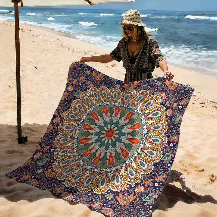 Mandala Design Strandmat Skanto