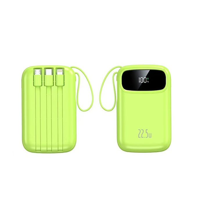 Bærbar Powerbank med integrerte ladeporter Skanto