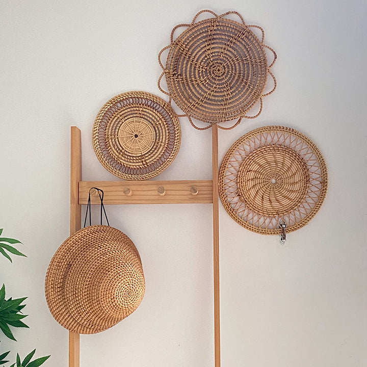 Dame Elegant håndvevd rattanunderlag Skanto